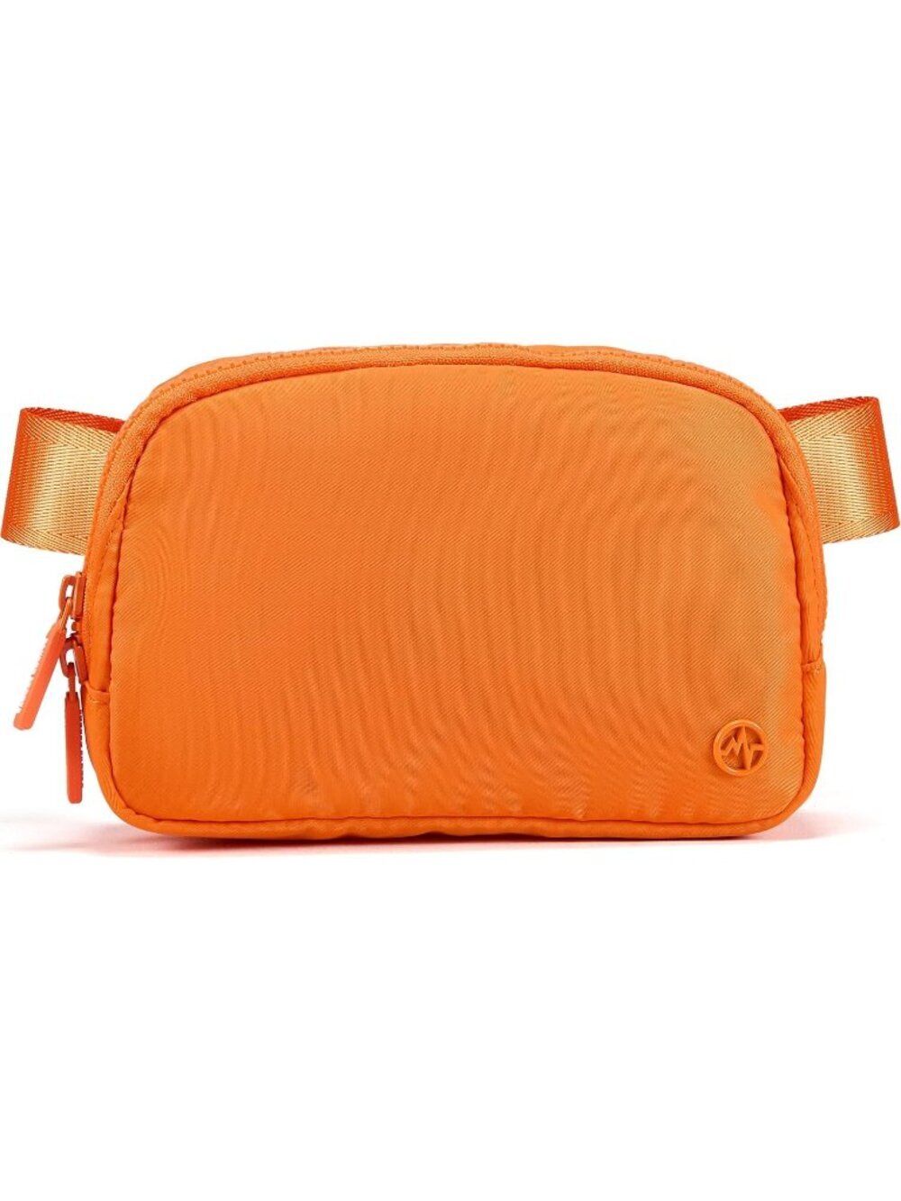 Women's Orange Water Repellent Waist Packs Crossbody Bags with Adjustable Strap